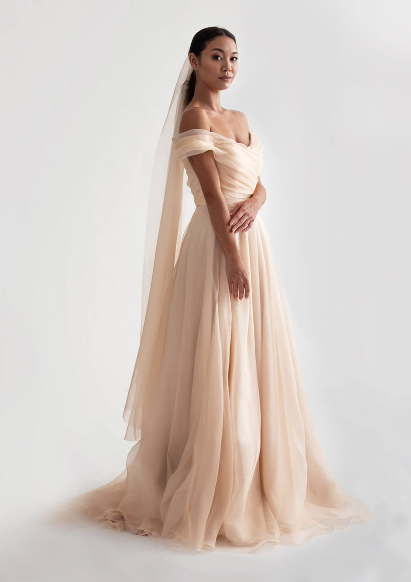 Christina Devine Bridal Ava in Pink Dress